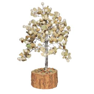 Avika Natural Energized Aventurine with Pearl Tree (240 Dana)