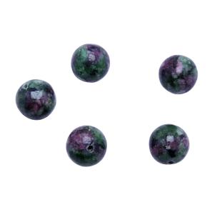 Avika Natural Energized Ruby Zoisite Beads 12 mm