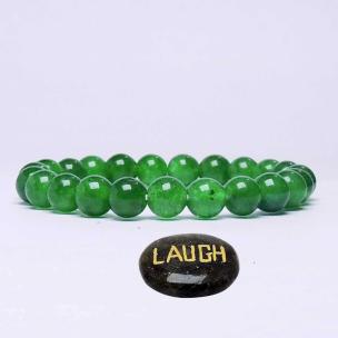Tension Reliever Jade Bracelet with Laugh