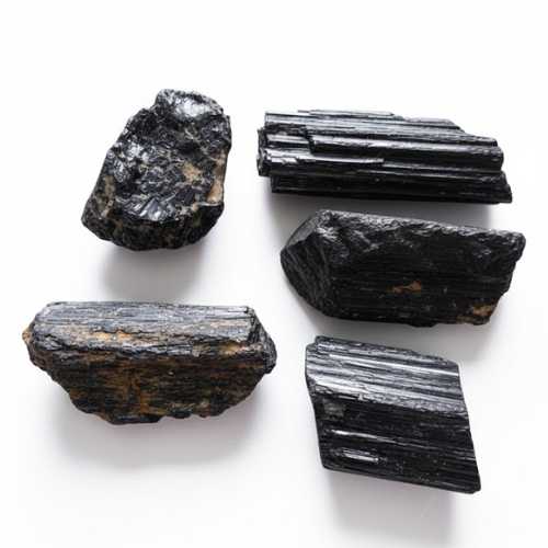 Natural Black Tourmaline Rough Specimen