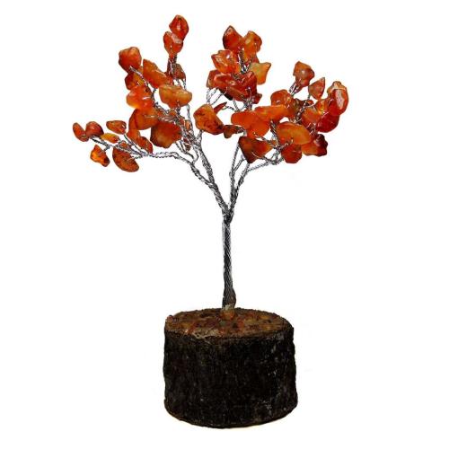 Avika Natural Energized Carnelian Small Crystal Tree (60 Dana)