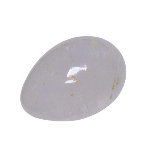 Avika Natural Clear Quartz Egg for cooling powers