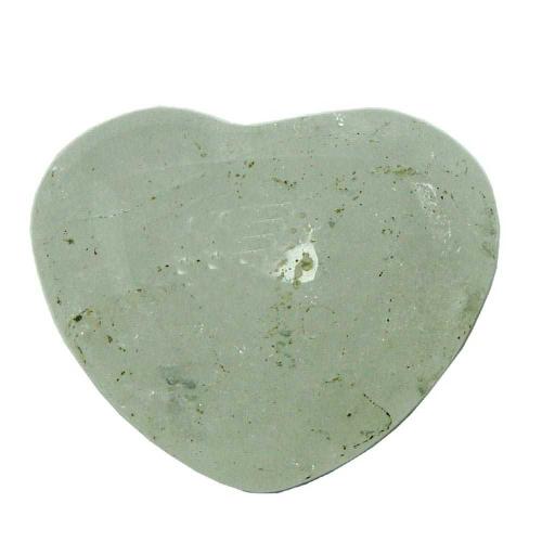 Avika Natural Clear Quartz Gemstone Heart Puff (Big)