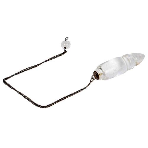 Avika Natural Clear Quartz Pendulum For Reiki Healing