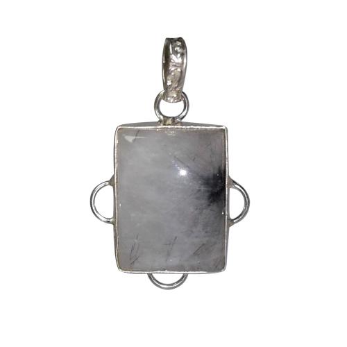 Avika Natural Tourmalated Quartz Pendant Art-7