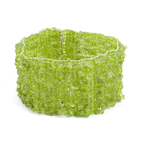 Avika Peridot Chips Bracelet