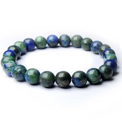 Avika Natural Energized Shattuckite 8 mm Bead Bracelet (Pack of 1Pc)